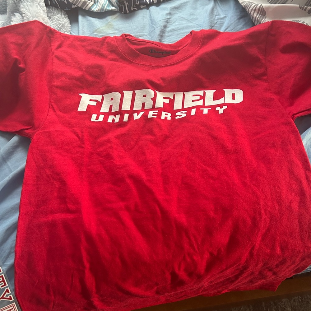 Champion Fairfield University Red Graphic T-Shirt